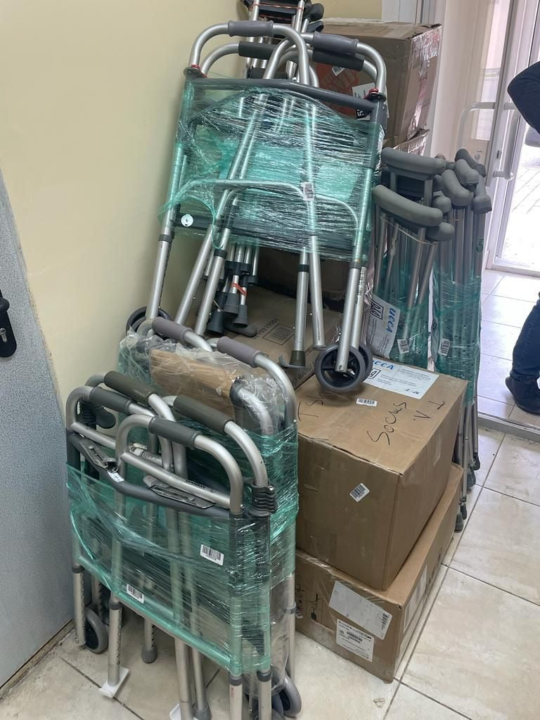 June 21, 2022 several packages arrived to destination